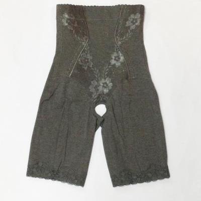 Women's sexy underwear bamboo fiber high rise crotchless shaper panties girdles spanx