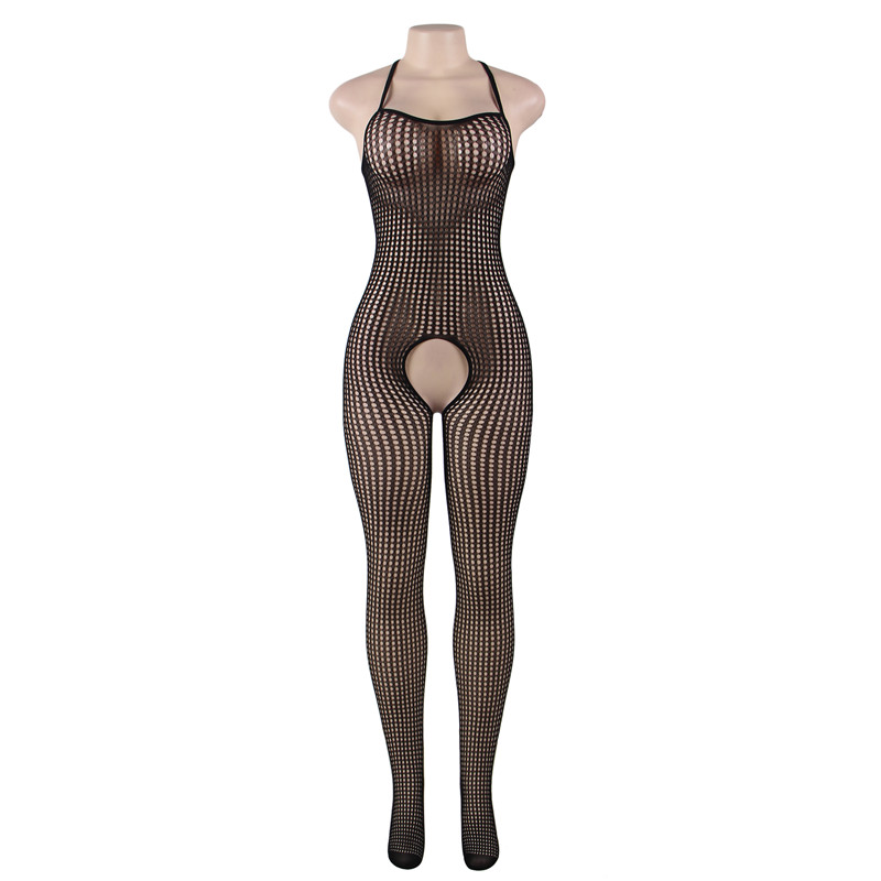 h3016 Women's Sexy Exotic Lingerie Cut-out Crotchless Fishnets Body  Stockings on Luulla
